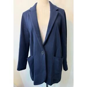 J.Crew Sweater Blazer – Size Small – Navy – Excellent Condition